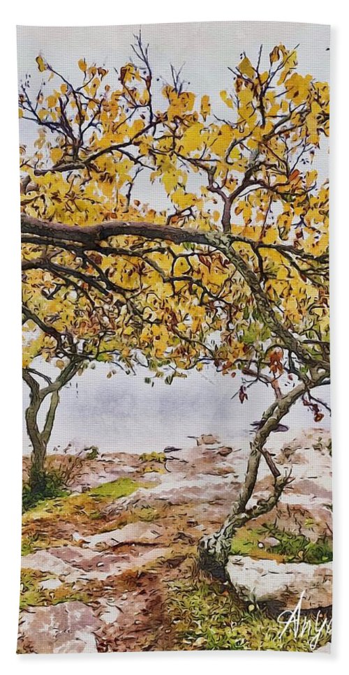 Fall by the Sea - Beach Towel