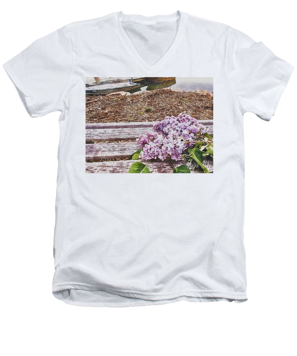 Lilacs - Men's V-Neck T-Shirt