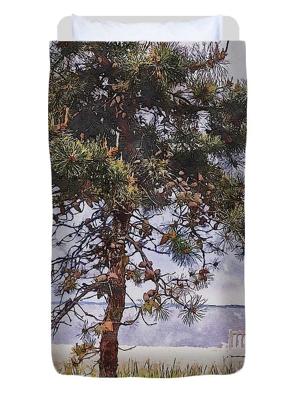 Pine by the sea - Duvet Cover
