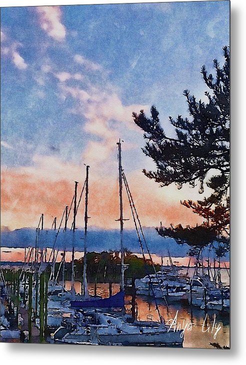 Sunset in Peace - Metal Print