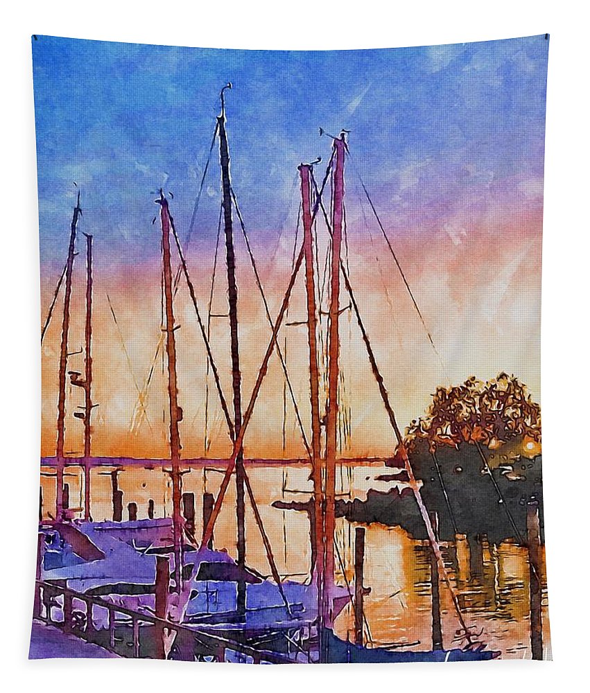 Sunset in Peace II - Tapestry