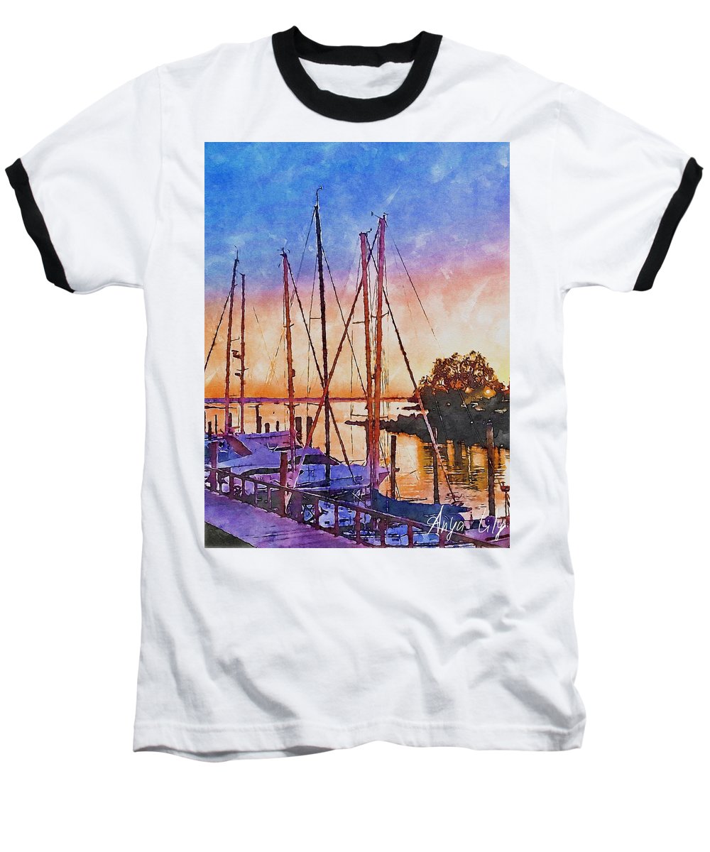 Sunset in Peace II - Baseball T-Shirt