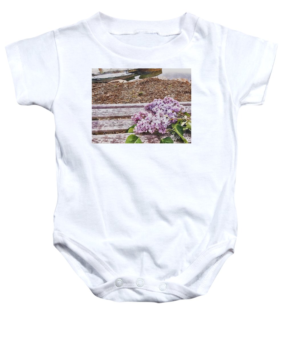 Lilacs - Baby Onesie