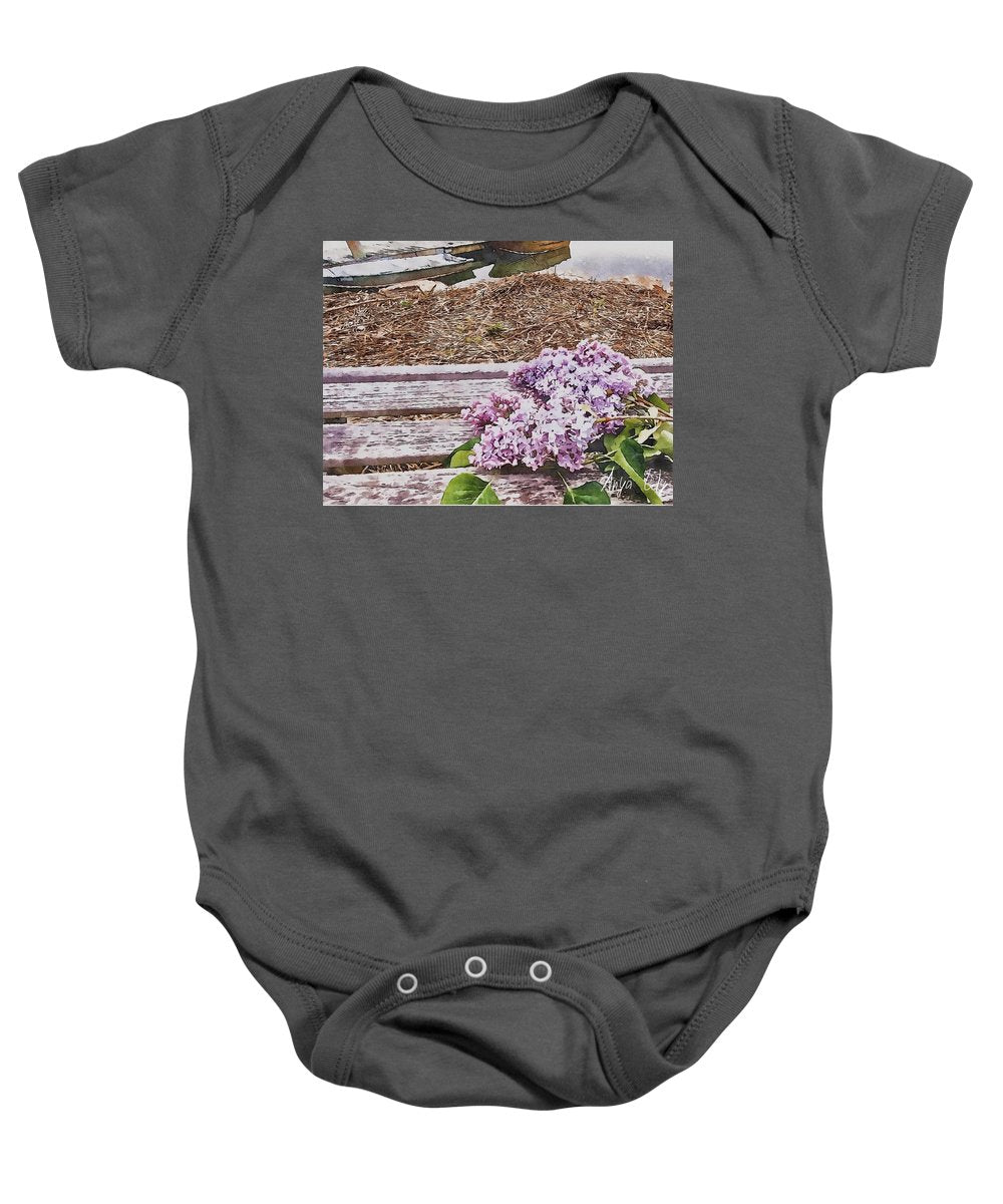 Lilacs - Baby Onesie