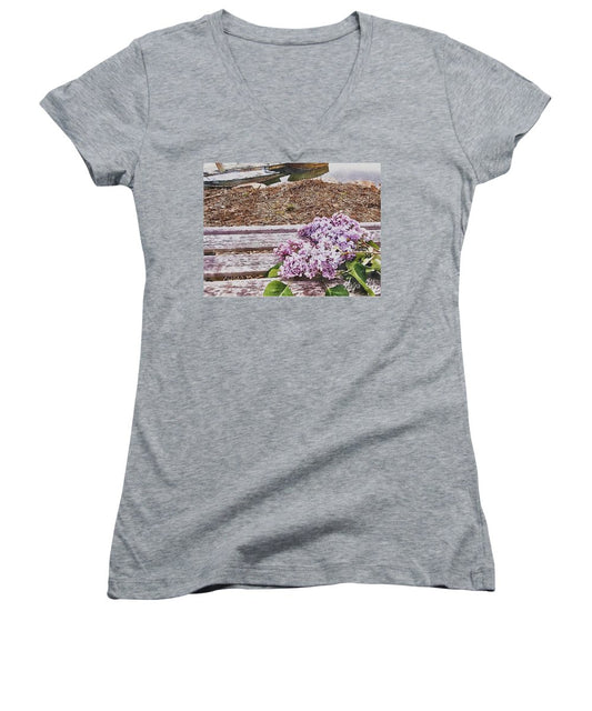 Lilacs - Women's V-Neck