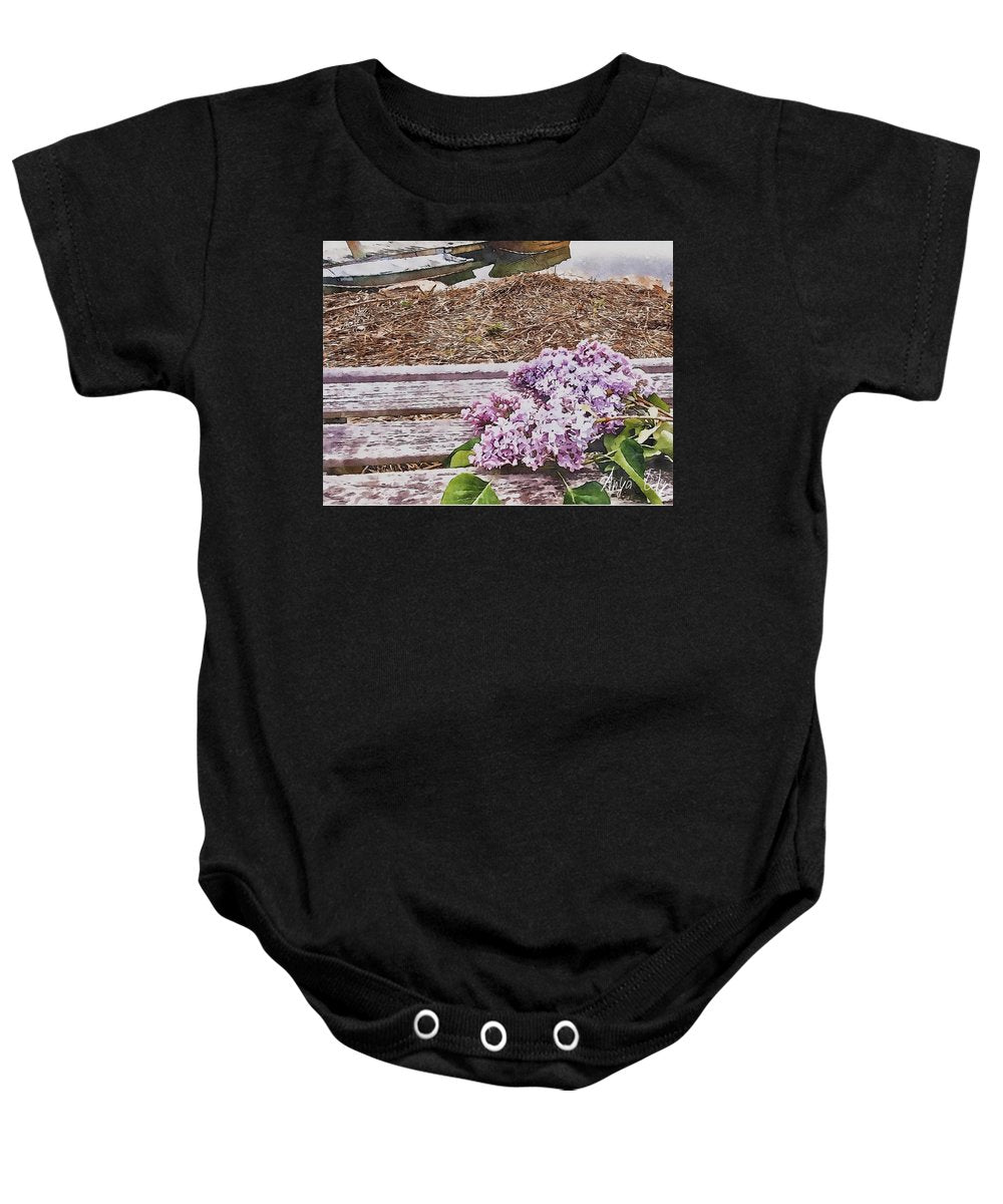 Lilacs - Baby Onesie