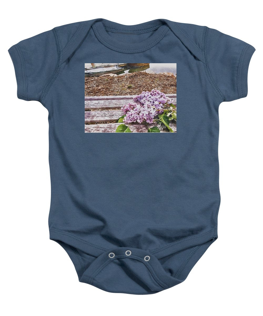 Lilacs - Baby Onesie