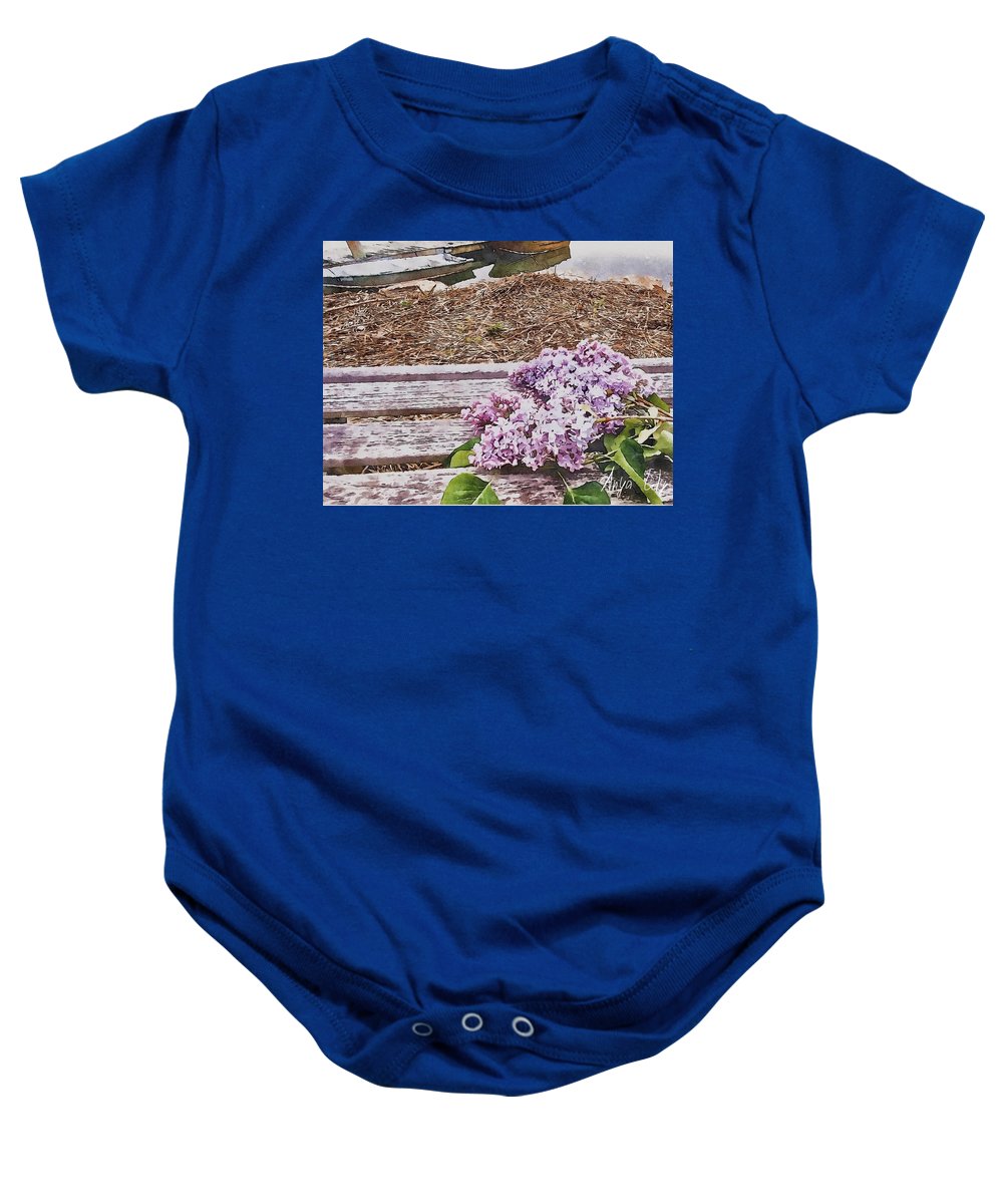 Lilacs - Baby Onesie