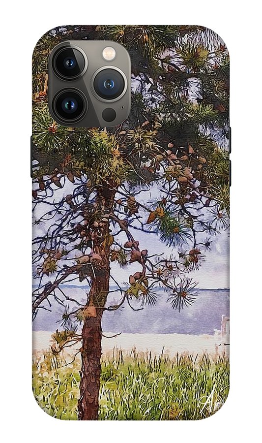 Pine by the sea - Phone Case