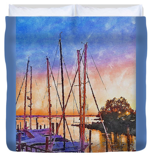 Sunset in Peace II - Duvet Cover